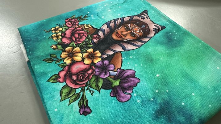 *RETAIL* MFW Teal Galaxy 20x24 Panels