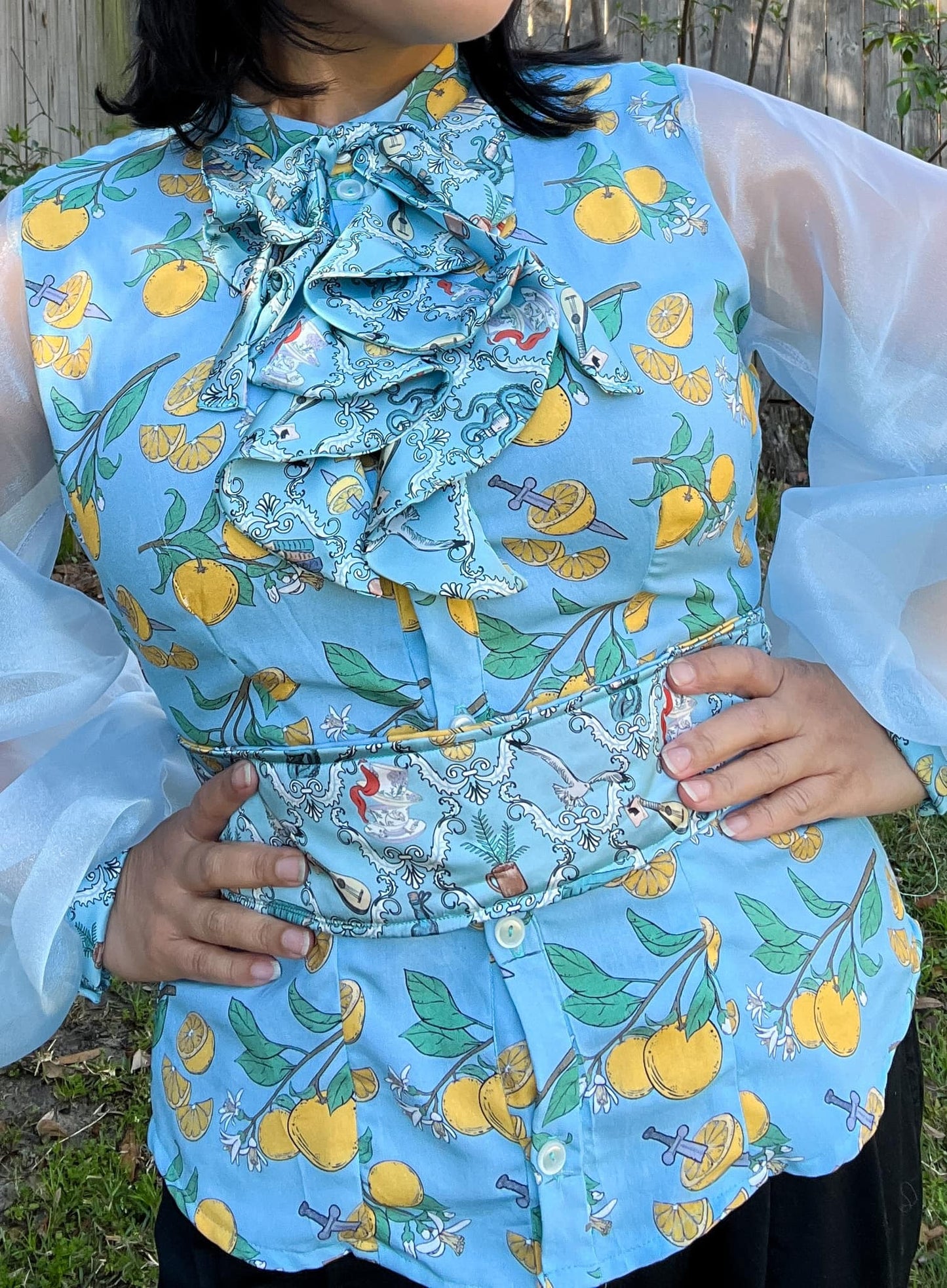 *Pre-Order* OF Pirates Damask Blue