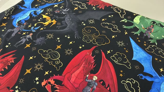 *RETAIL* Dragons & Riders (Black & Gold)