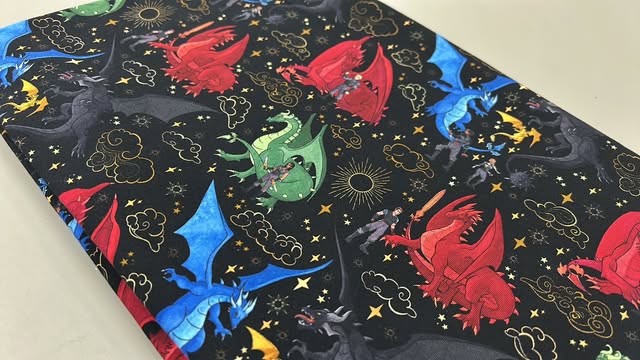 *RETAIL* Dragons & Riders (Black & Gold) (Half Size)