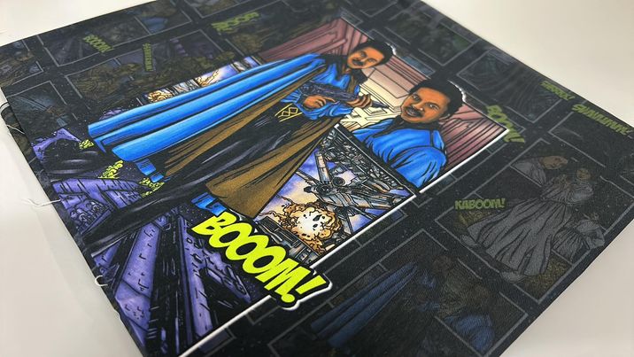 *RETAIL* Comic Wars 30x36 Panels