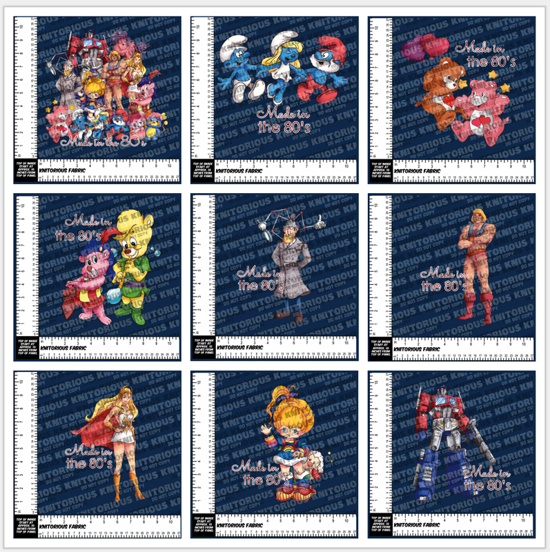 *Pre-Order* 80s Mashup Panels