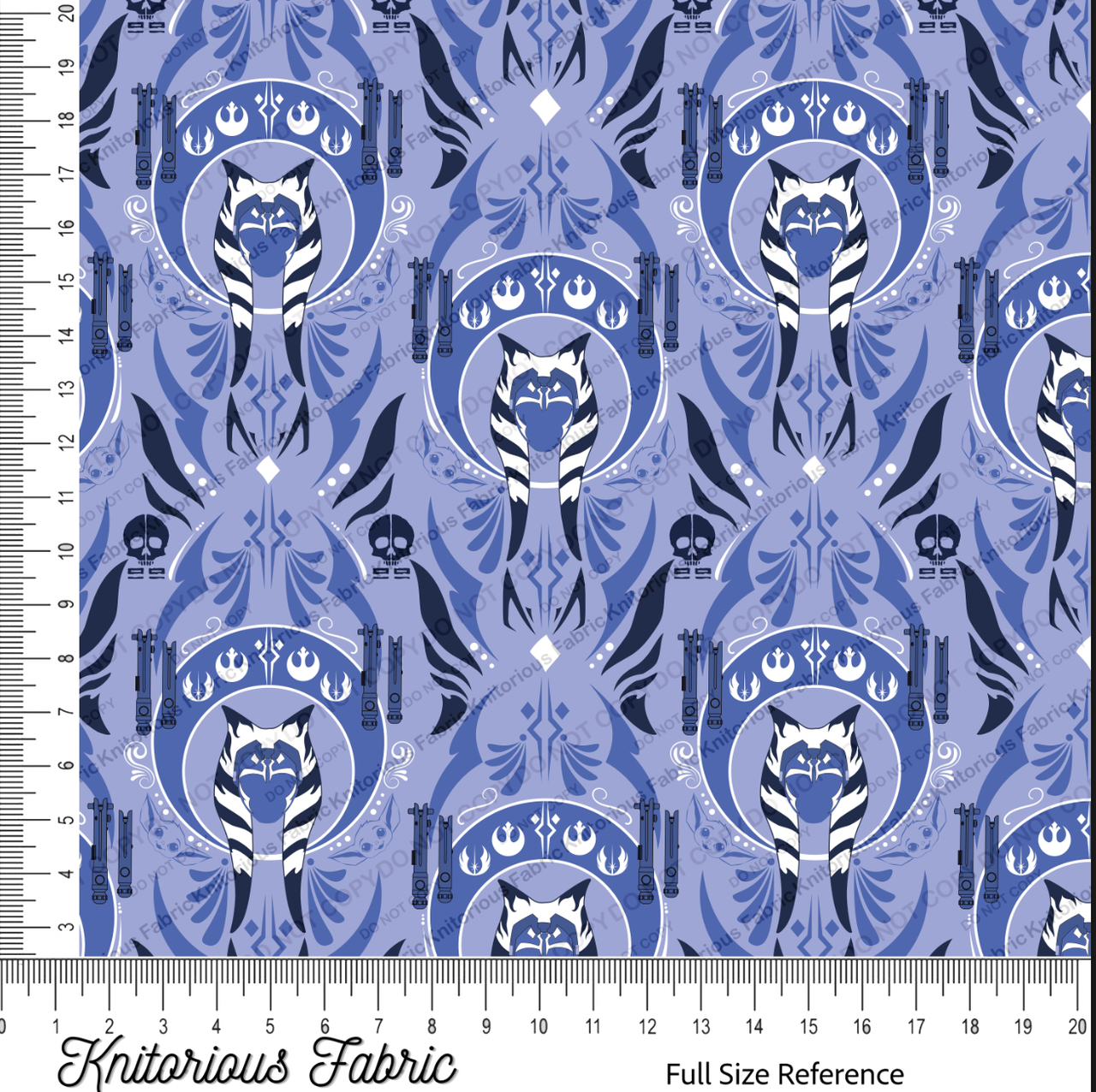*Pre-Order* A-Snips Damask - Blue