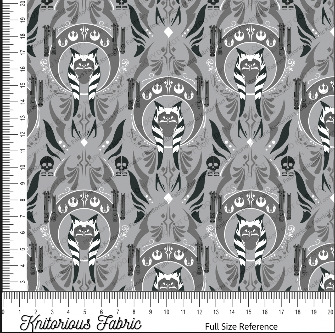 *Pre-Order* A-Snips Damask - Charcoal