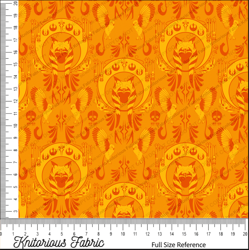 *Pre-Order* A-Snips Damask - Orange