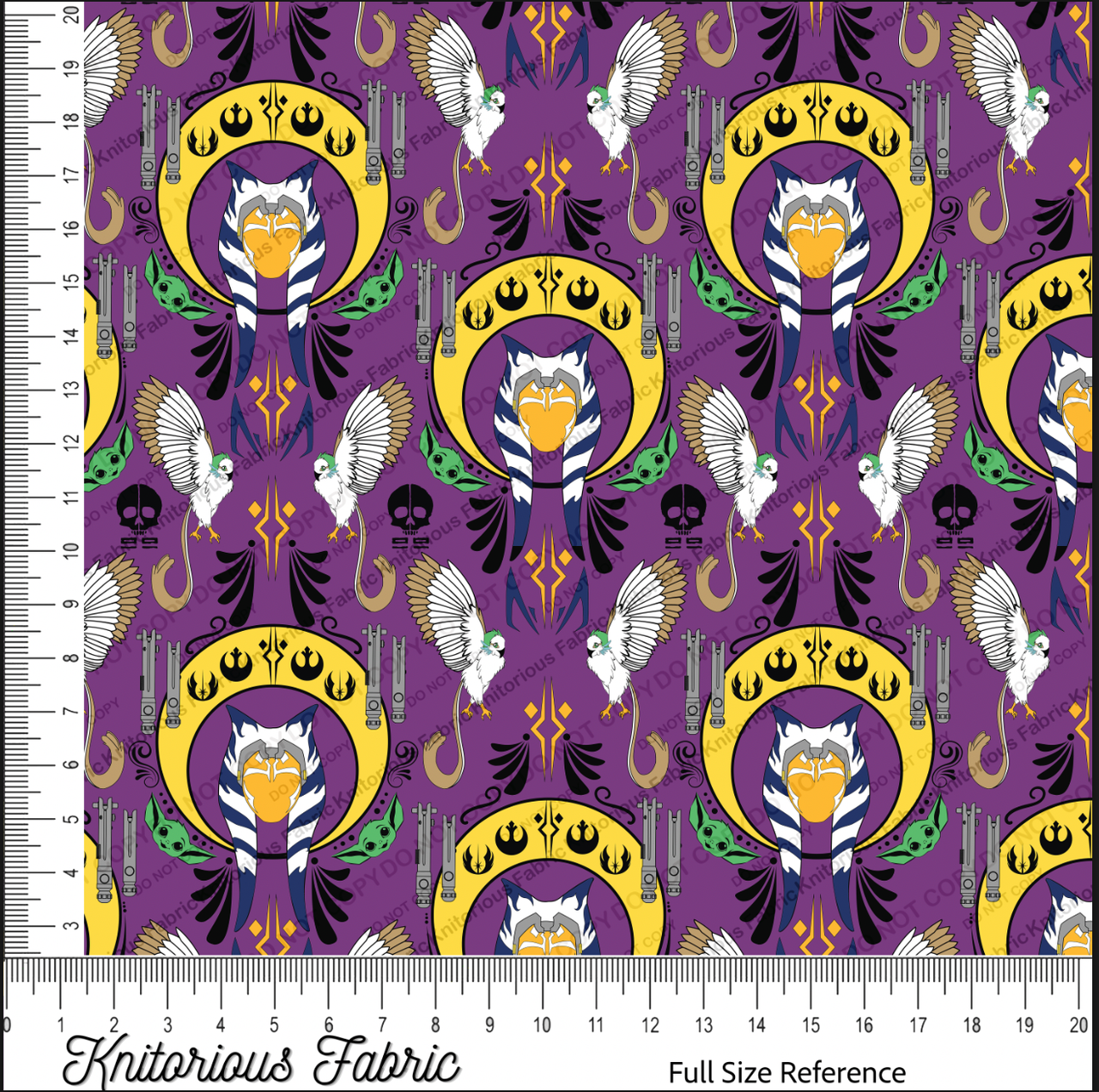 *Pre-Order* A-Snips Damask - Purple Colorful