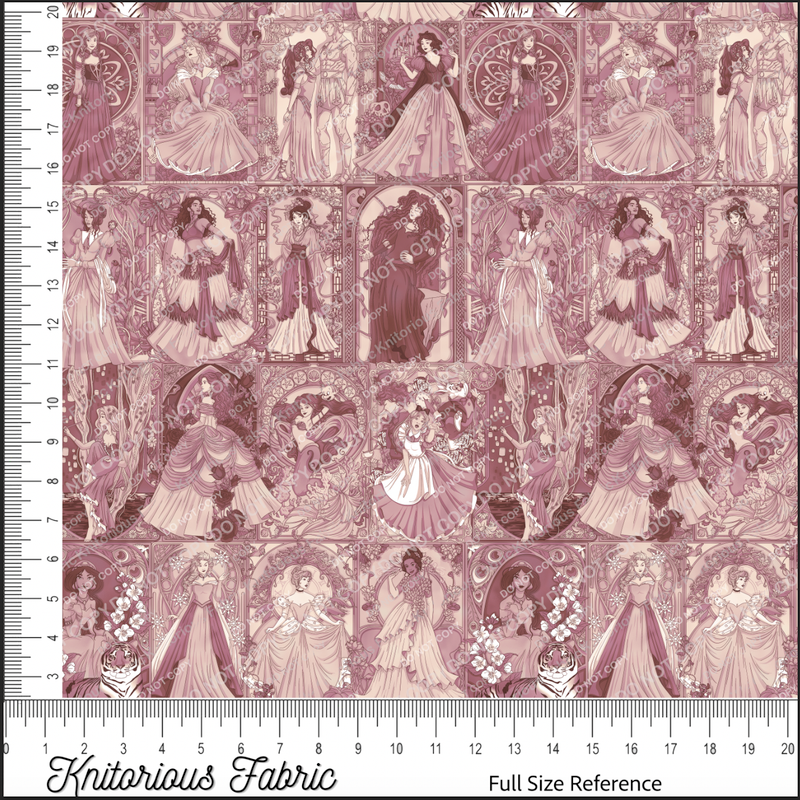 *VINYL Pre-Order* Art Nouveau Princesses - Vintage Pink