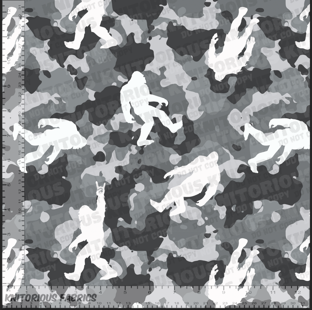 *Pre-Order* Big Foot Camo (Gray)