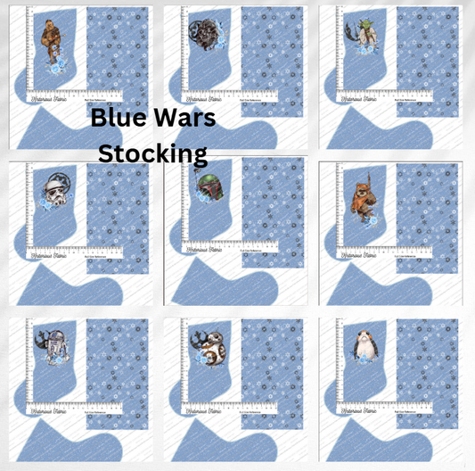 *Pre-Order* Blue Wars Stocking Panels