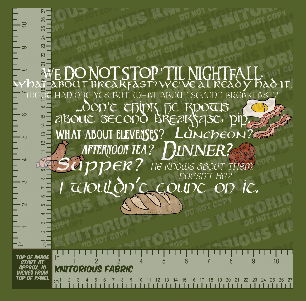 *Pre-Order* Breakfast and Admittance Panels