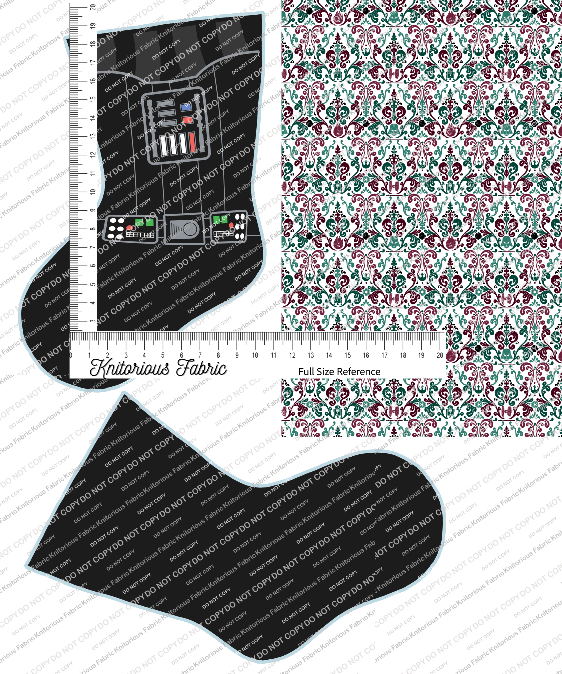 *Pre-Order* Character Damask Stocking Panels