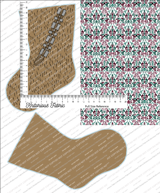 *Pre-Order* Character Damask Stocking Panels