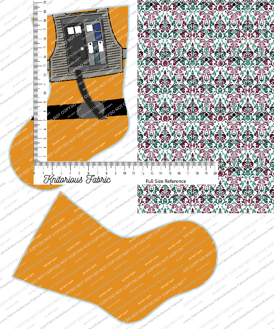 *Pre-Order* Character Damask Stocking Panels