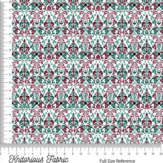 *Pre-Order* Christmas Vehicles Damask