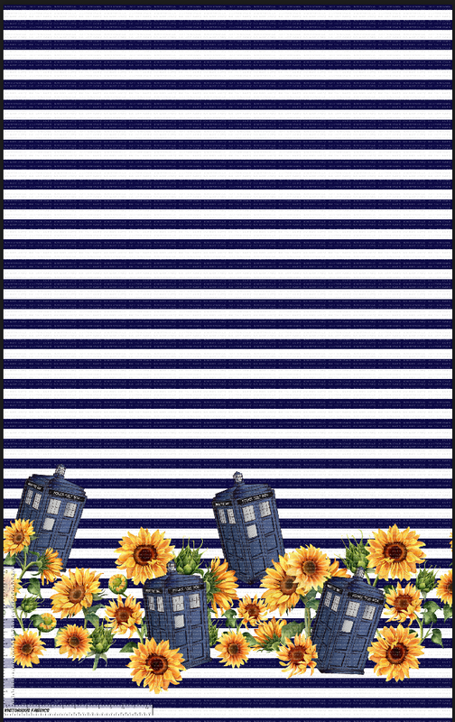 *Pre-Order* Doctor Sunflower Stripe Single Border