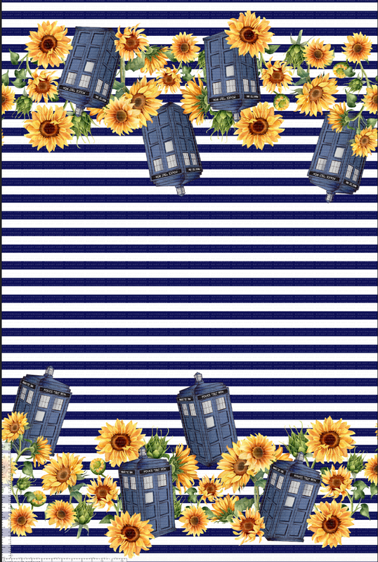 *Pre-Order* Doctor Sunflower Stripe Double Border