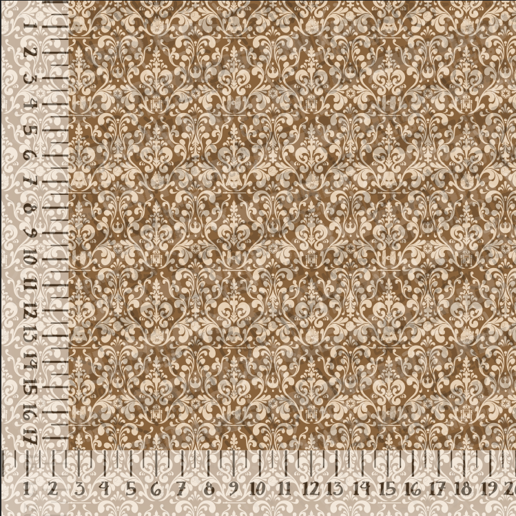 *Pre-Order* Damask - Brown