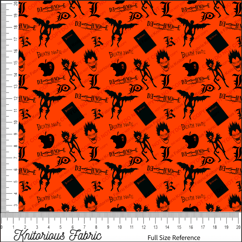 *Pre-Order* DeathN Tossed (Black on Red)