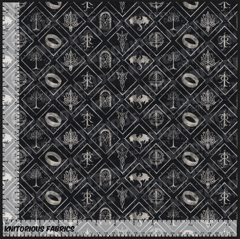 *VINYL Pre-Order* Diamond RIngs - Silver on Black