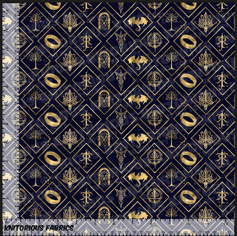 *VINYL Pre-Order* Diamond RIngs - Gold on Navy