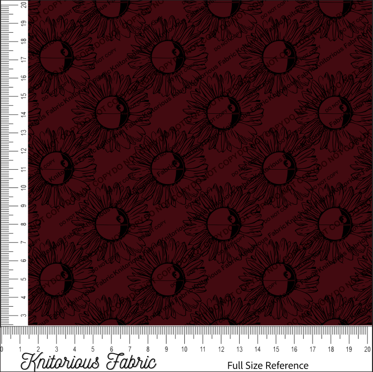 *Pre-Order* Floral Logo Dstar - Garnet