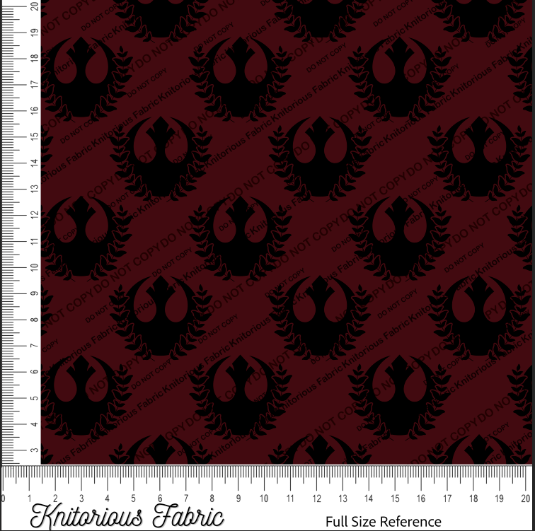 *Pre-Order* Floral Logo Jed - Garnet
