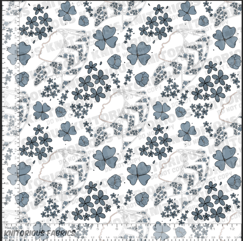*VINYL Pre-Order* Floral AT on White