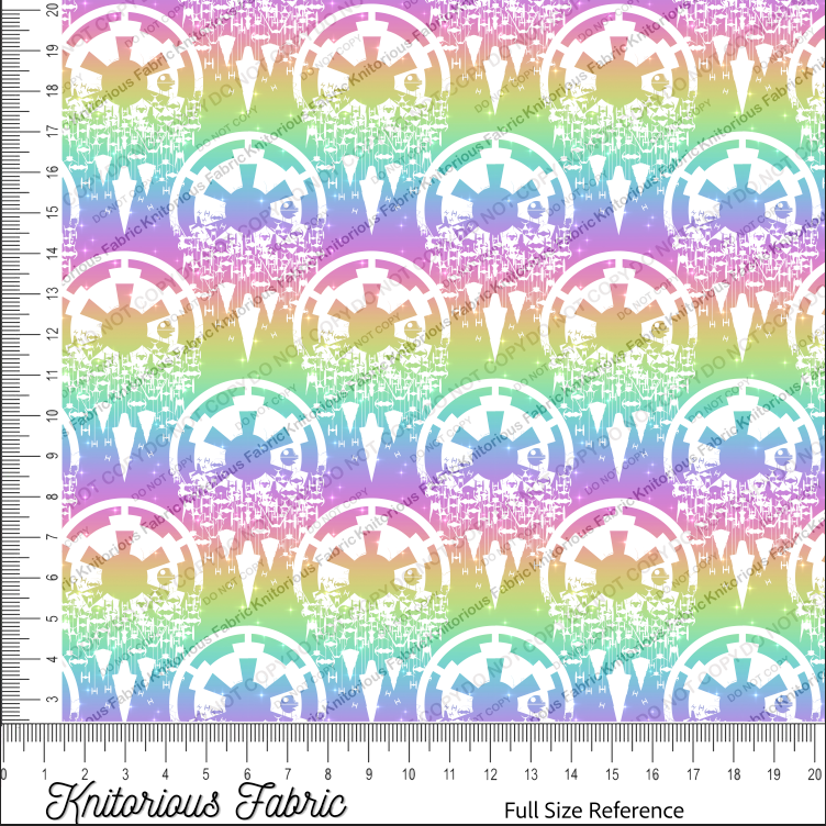 *Pre-Order* Fractured Emp Rainbow - White
