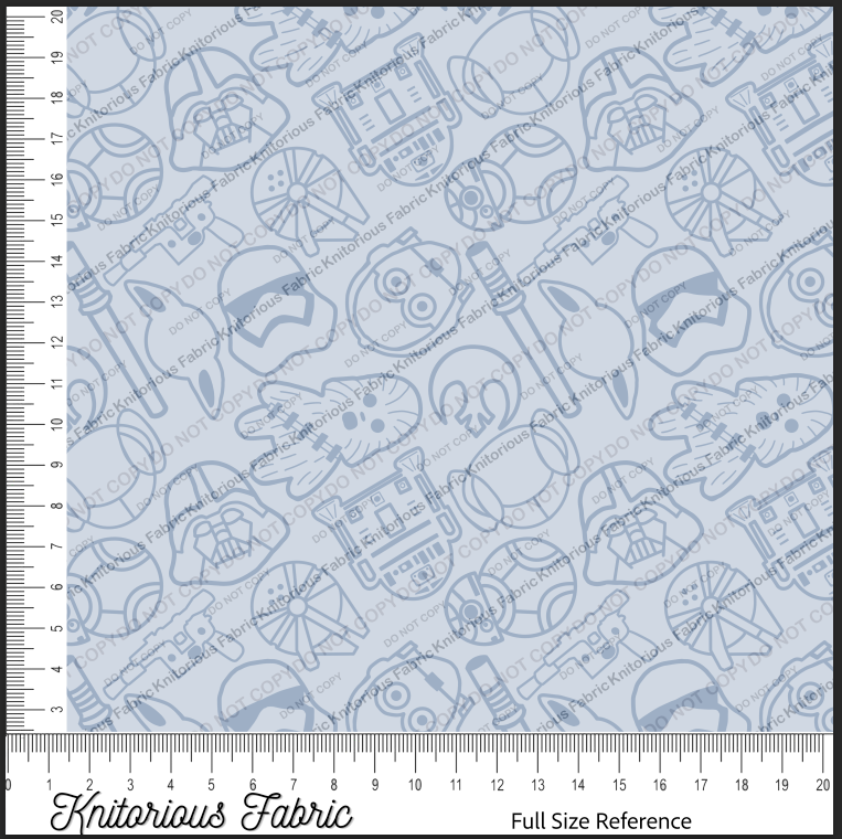 *VINYL Pre*-Order* Galactic Line Art - Blue