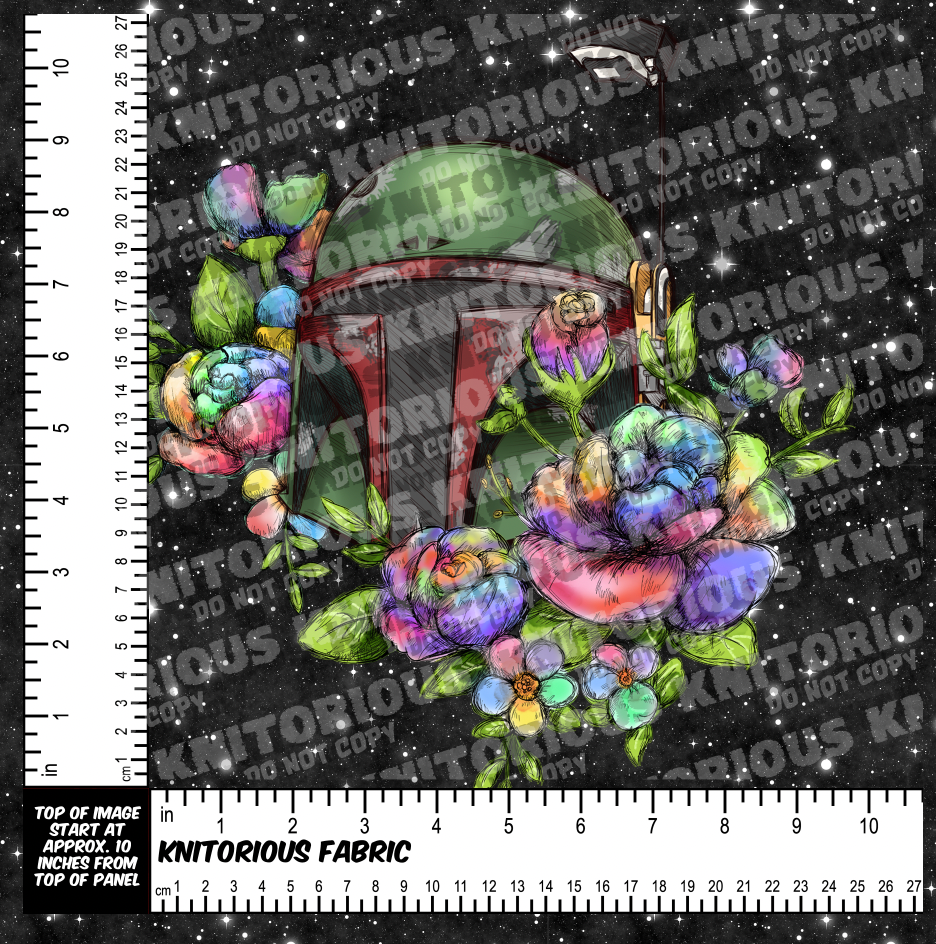 *Pre-Order* FW Rainbow Flowers Panels Black Galaxy (Alt Ex)
