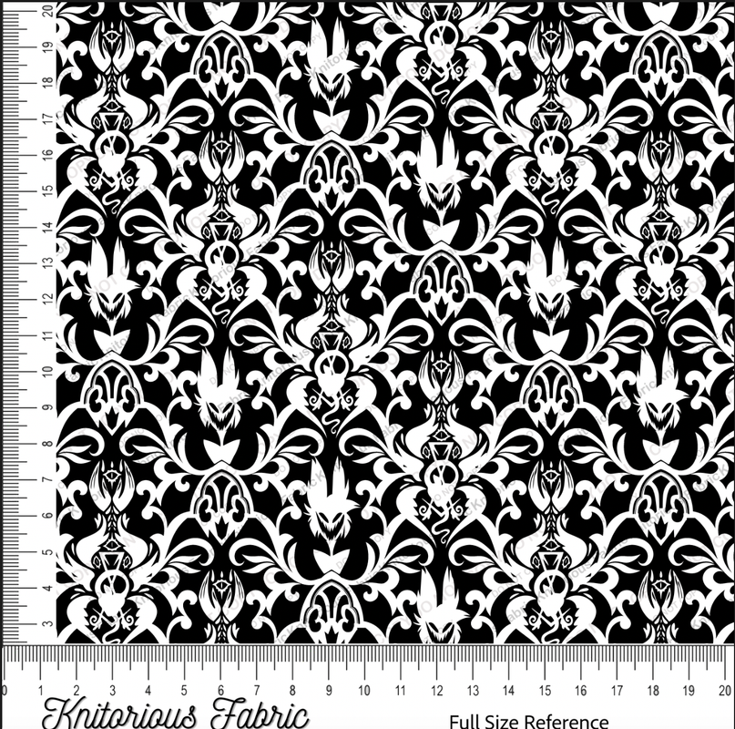 *Pre-Order* Hella Damask - Black and White