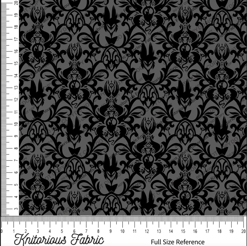 *Pre-Order* Hella Damask - Gray