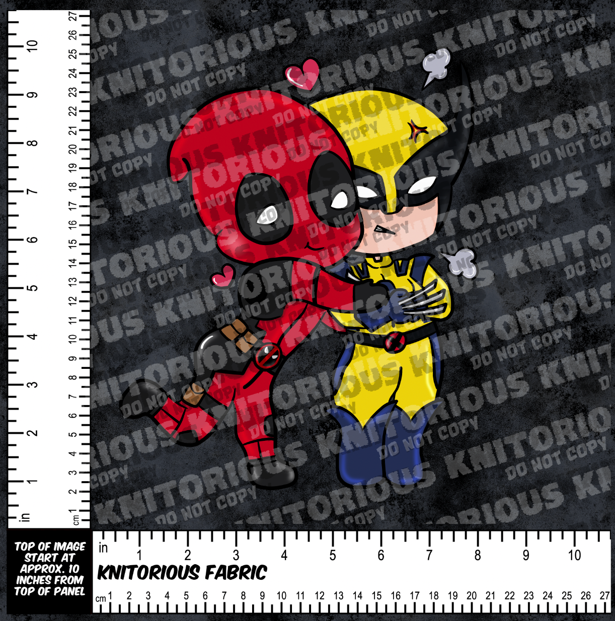 *Pre-Order* Red & Yellow Heads and Huggies Panels