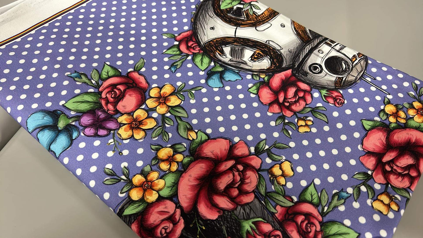 *RETAIL* FW Lavendar Dots - Single Border