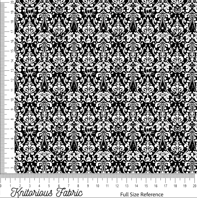 *Pre-Order* JS Nightmare Damask B&W