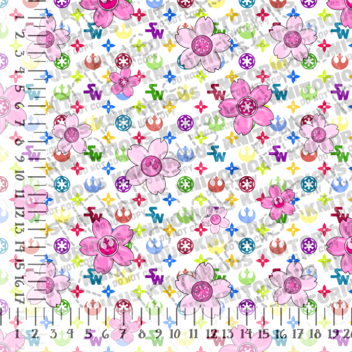 *Pre-Order* Lou SW - Colorful Lg Blossoms on white