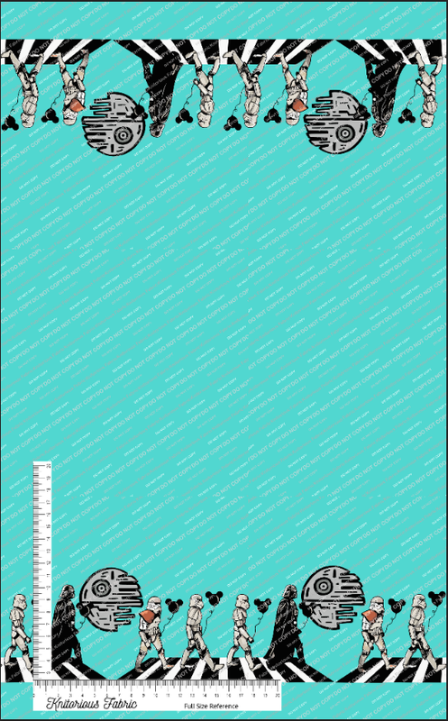 *Pre-Order* May the Mouse Border - Turquoise