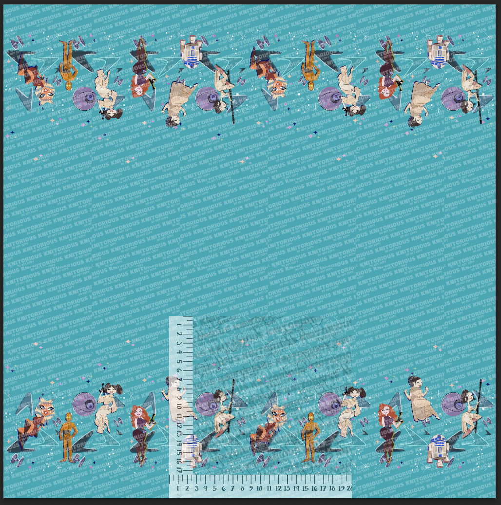 *Pre-Order* Mid Century Night Girls - Double Border