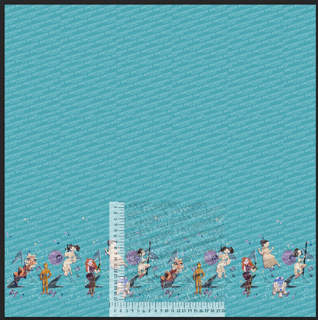 *Pre-Order* Mid Century Night Girls - Single Border