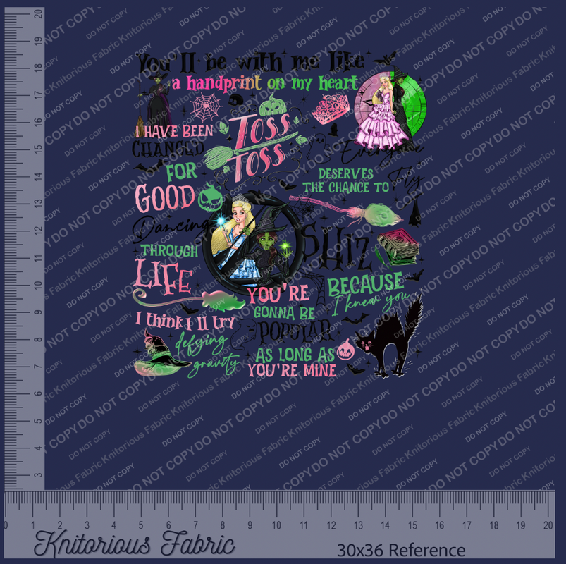 *Pre-Order* Witches Navy Panels