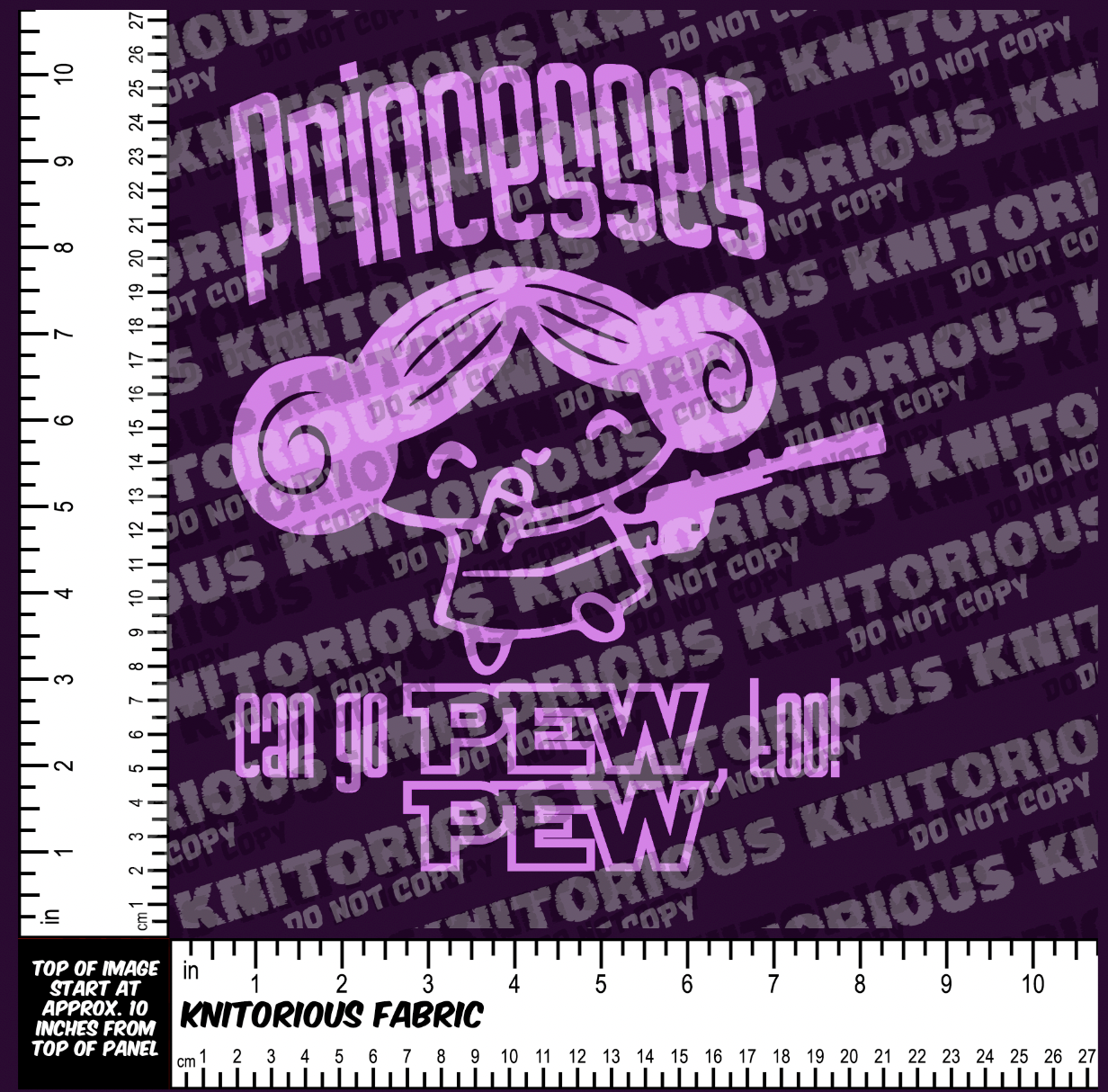 *Pre-Order* Pew Pew Princess Panels