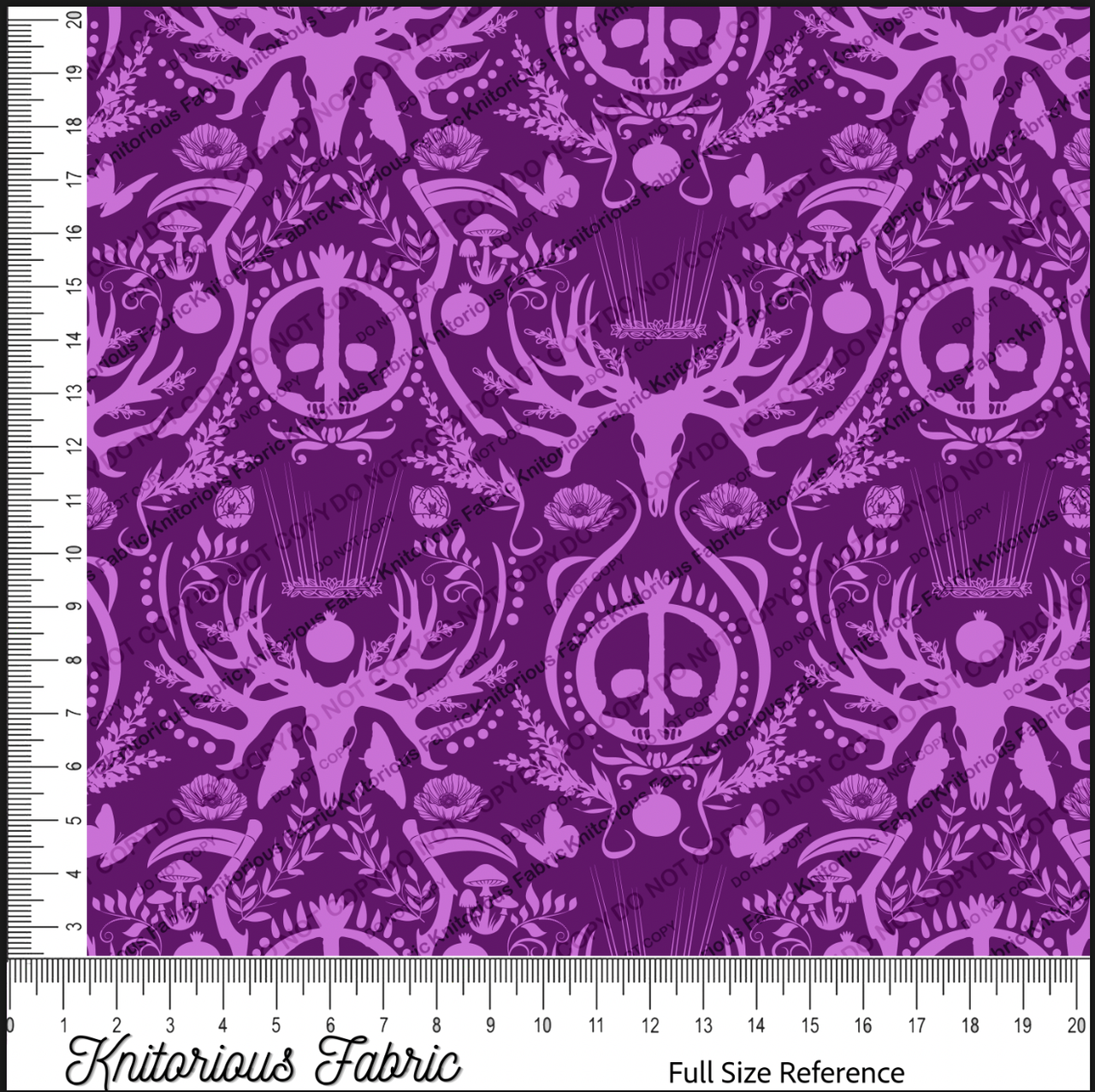 *Pre-Order* Persephone Damask - Purple