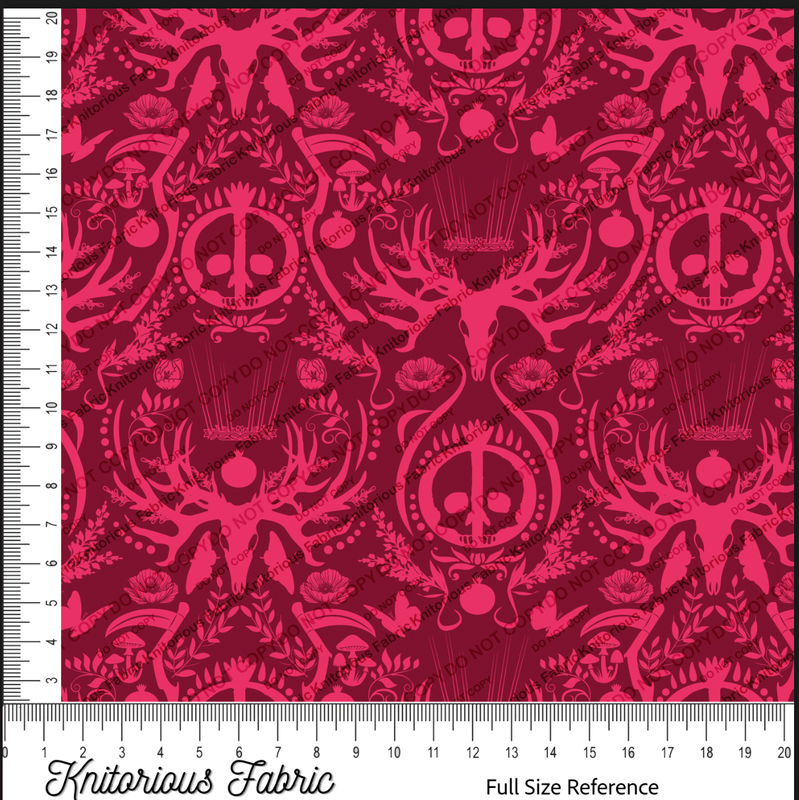 *Pre-Order* Persephone Damask - Red