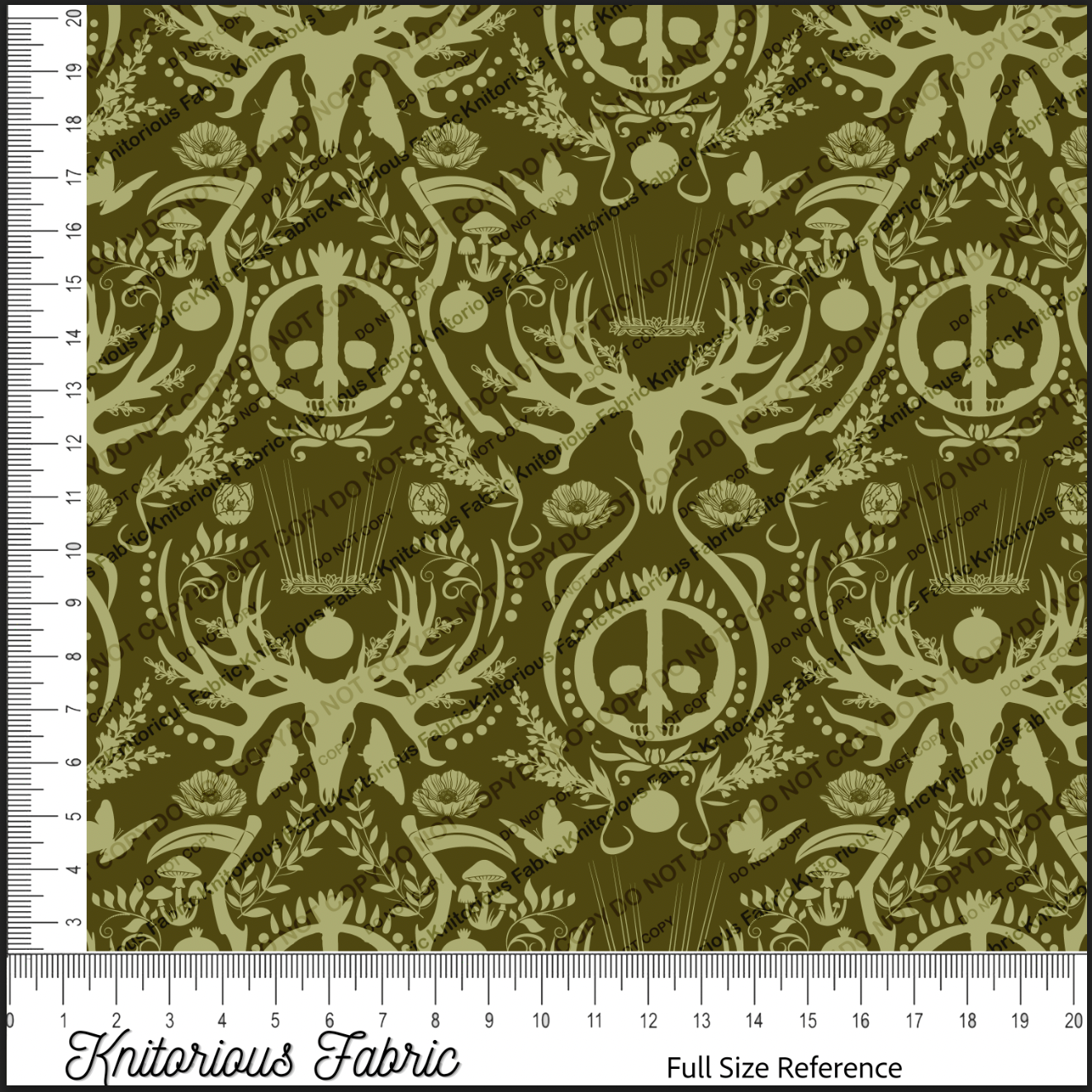 *Pre-Order* Persephone Damask - Green