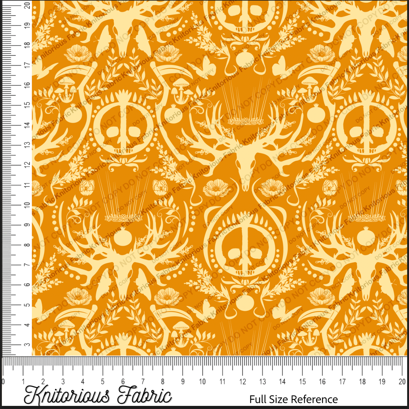 *Pre-Order* Persephone Damask - Yelow