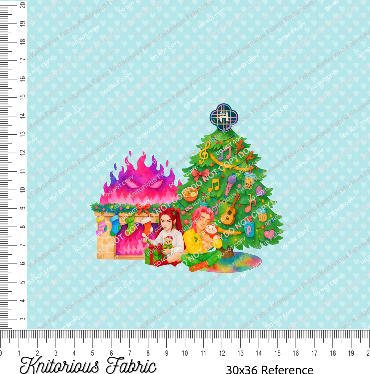 *Pre-Order* Holiday PopStar Panels Blue