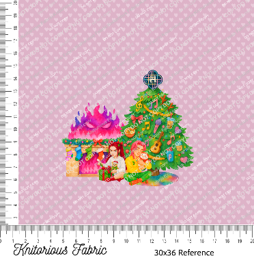 *Pre-Order* Holiday PopStar Panels Pink