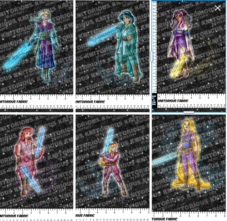 *Pre-Order* Force Princess Panels - Set 1