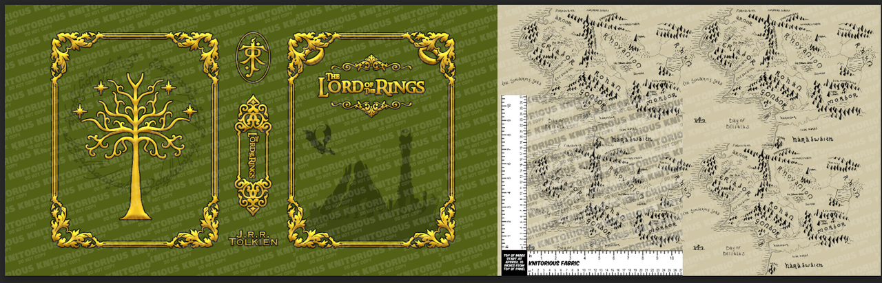 *VINYL Pre-Order* Rings Book Map - Bagmaking Set