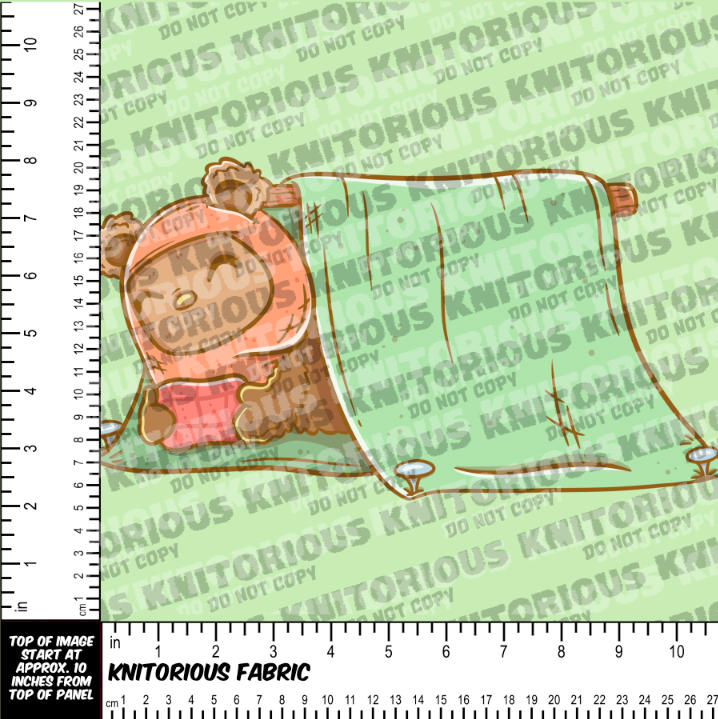 *Pre-Order* Camping Bear Panels